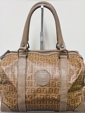 AUTHENTIC Vintage Fendi Zucca Boston Bag - DIY Project!